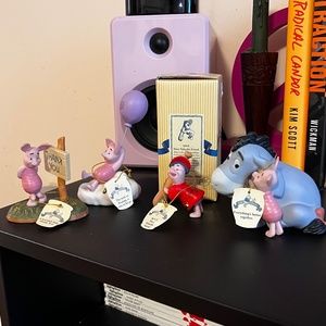 Lot of 4 Vintage Pooh and Friends Figurines